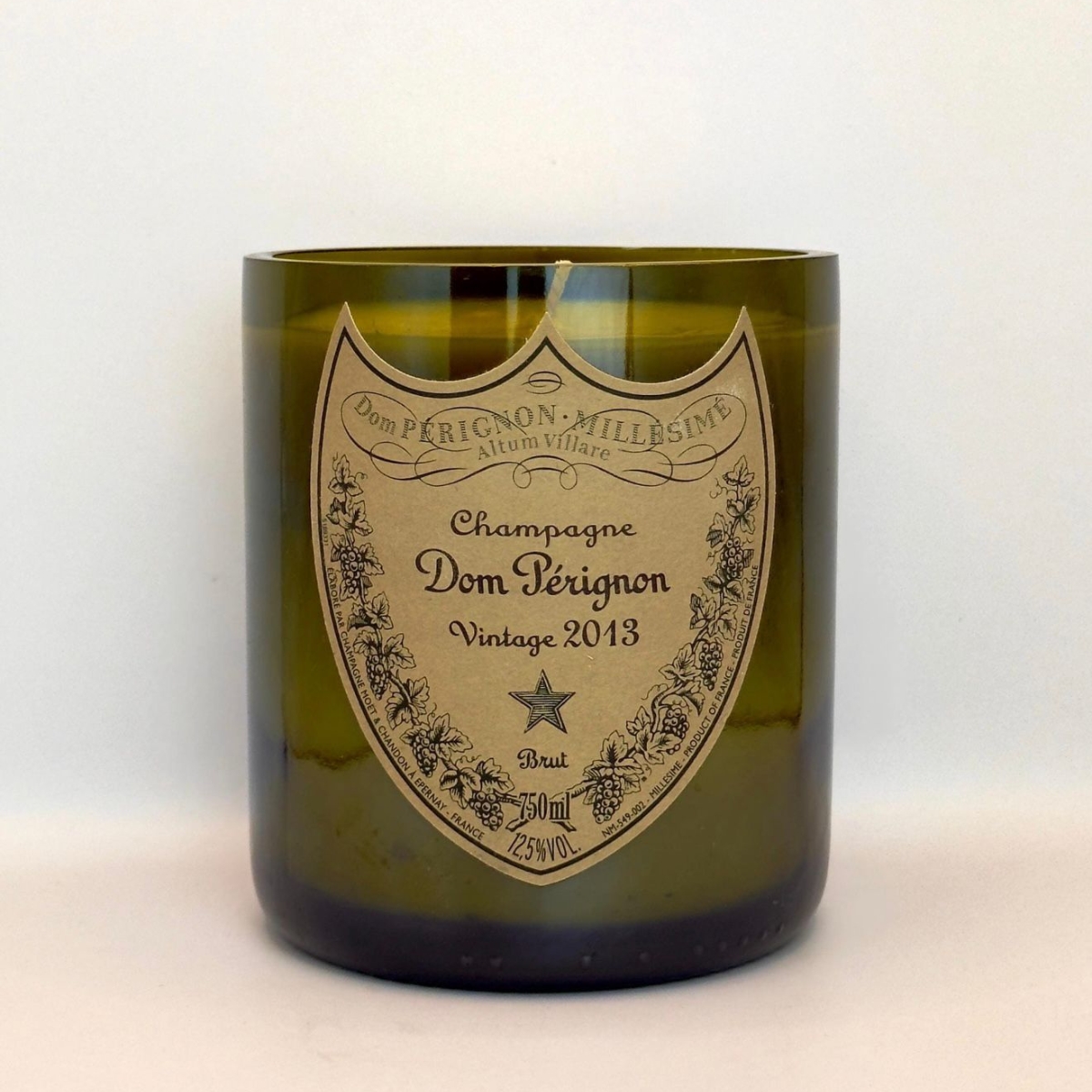 4 Upcycling trifft Luxus – Duftkerze aus einer Dom Pérignon Vintage 2013 Flasche – Bild 1